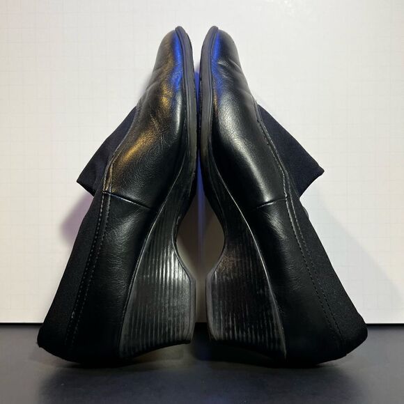 Womens LIFE STRIDE Jalin Black Slip On Wedge Shoes / Size 8.5 - Picture 7 of 9